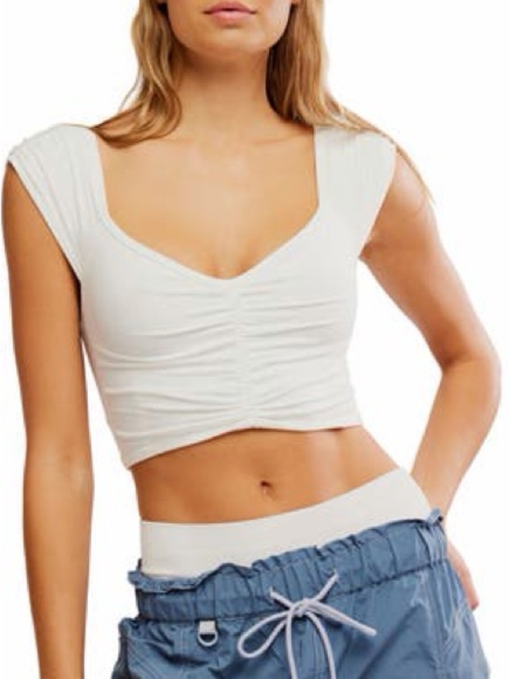 Free People Movement Breathe Deeper Crop Tank - Size Small